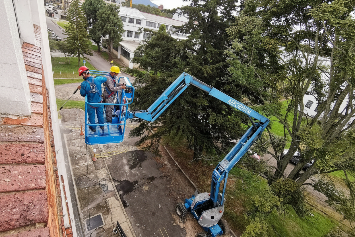 Foto mejorada - trabajo en altura